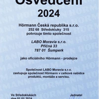 Osvedceni Hormann 2024