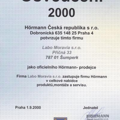 Osvedceni Hormann 2000