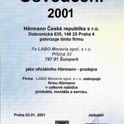Osvedceni Hormann 2001