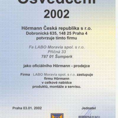 Osvedceni Hormann 2002