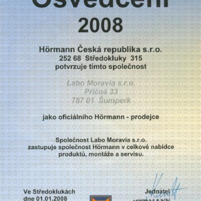 Osvedceni Hormann 2008