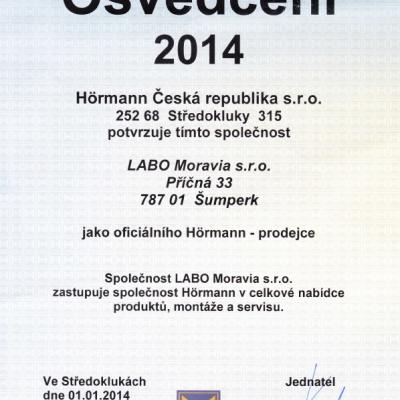 Osvedceni Hormann 2014