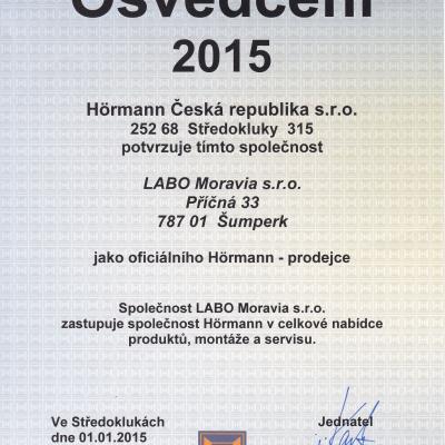 Osvedceni Hormann 2015