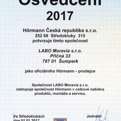 Osvedceni Hormann 2017
