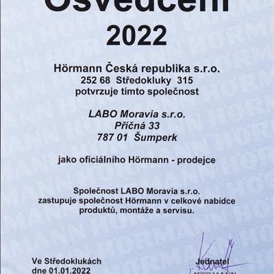 Osvedceni Hormann 2022
